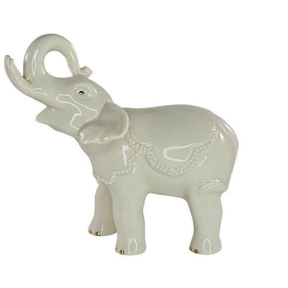 Lenox Touch of Luck Elephant Figurine Trunk Up - Picture 6 of 8